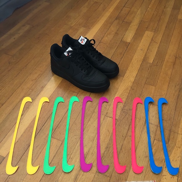 Nike Other - Nike Air Force 1 Swoosh Pack All Star ‘07 (Black)
